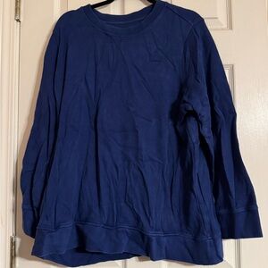 Duluth Trading Co Navy Long Sleeve Top